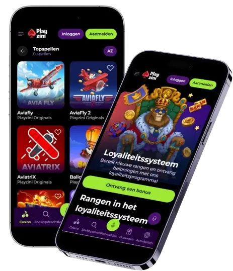 Mobiel spelen bij Playzini Casino